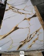 Wandpanelen PCV Wit Gold Marmer 280x126x0,3 cm, Ophalen, Nieuw