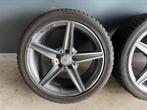 Mercedes C-Klasse W205 18 inch Amg velgen Orig. Breedset, Ophalen, 18 inch, Winterbanden, Banden en Velgen