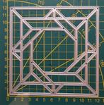Snijmal Geometrische  frame, Ophalen of Verzenden, Zo goed als nieuw, Frame of Mal, Sizzix