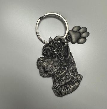 Sleutelhanger Cairn Terrier - tin beschikbaar voor biedingen