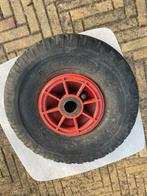 Kruiwagenwiel luchtband 24 cm., Ophalen of Verzenden, Gebruikt