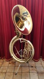 Sousafoon Bb King 26K messing gelakt 1957, Muziek en Instrumenten, Blaasinstrumenten | Overige, Gebruikt, Met koffer of draagtas