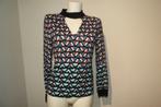 Karen Millen mooie print kleuren kraagje om de hals 40