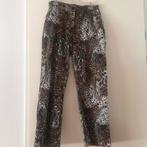 Broek met panterprint, Kleding | Dames, Broeken en Pantalons, Ophalen of Verzenden, Zo goed als nieuw, Maat 42/44 (L), Overige kleuren