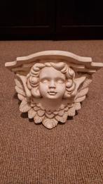 Twee consoles in de vorm van een engel. Groot en klein, Tuin en Terras, Ophalen of Verzenden, Gebruikt, Beton, Engelenbeeld