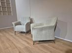 Leolux Mayuro Fauteuils - ZGAN - 1 jaar gebruikt - Design, Metaal, 75 tot 100 cm, Ophalen of Verzenden, Zo goed als nieuw