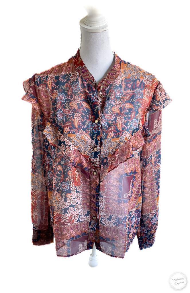 Mooie blouse van Caroline Biss 38, Kleding | Dames, Blouses en Tunieken, Zo goed als nieuw, Maat 38/40 (M), Overige kleuren, Ophalen of Verzenden