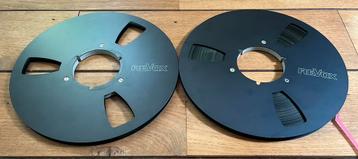 Revox zwarte metalen spoelen 10 inch beschikbaar voor biedingen