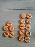 15 houtlook knopen, Ophalen of Verzenden, Nieuw, Knoop of Knopen