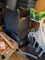 echte leren eetkamerstoelen, Huis en Inrichting, Stoelen, Ophalen, Gebruikt, Bruin, Leer