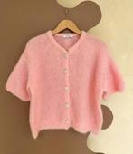 Roze Alpaca Vestje - La Maille Parisienne, Ophalen of Verzenden, Zo goed als nieuw, Maat 38/40 (M), Roze