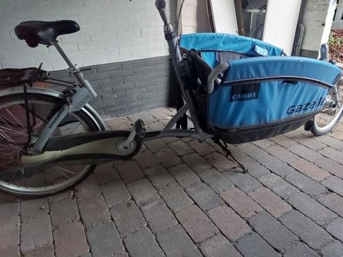 Gazelle Cabby bakfiets, Fietsen en Brommers, Fietsen | Bakfietsen, Gebruikt, Gazelle, 2 kinderen, Opvouwbaar, Ophalen