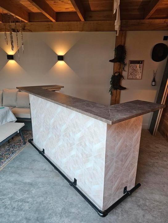 Verrijdbare bar met Gamko koelkast/koeling, Huis en Inrichting, Barren, Zo goed als nieuw, Ophalen of Verzenden