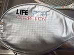 Tennisracket life sport competition, wit, net racket, met ho, Ophalen of Verzenden