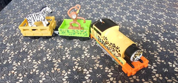 thomas de trein Trackmaster Percy Zoo Set, Kinderen en Baby's, Speelgoed | Thomas de Trein, Zo goed als nieuw, Ophalen of Verzenden