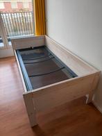 LifeTime White Wash Bed 200cm, Ophalen, 90 cm, Eenpersoons, Wit