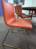 Set van 6 lederen design stoelen, Ophalen, Overige kleuren, Leer, Zo goed als nieuw