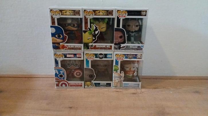 Funko Pop games, Marvel & DC  - 6 stuks, Verzamelen, Poppetjes en Figuurtjes, Gebruikt, Ophalen of Verzenden