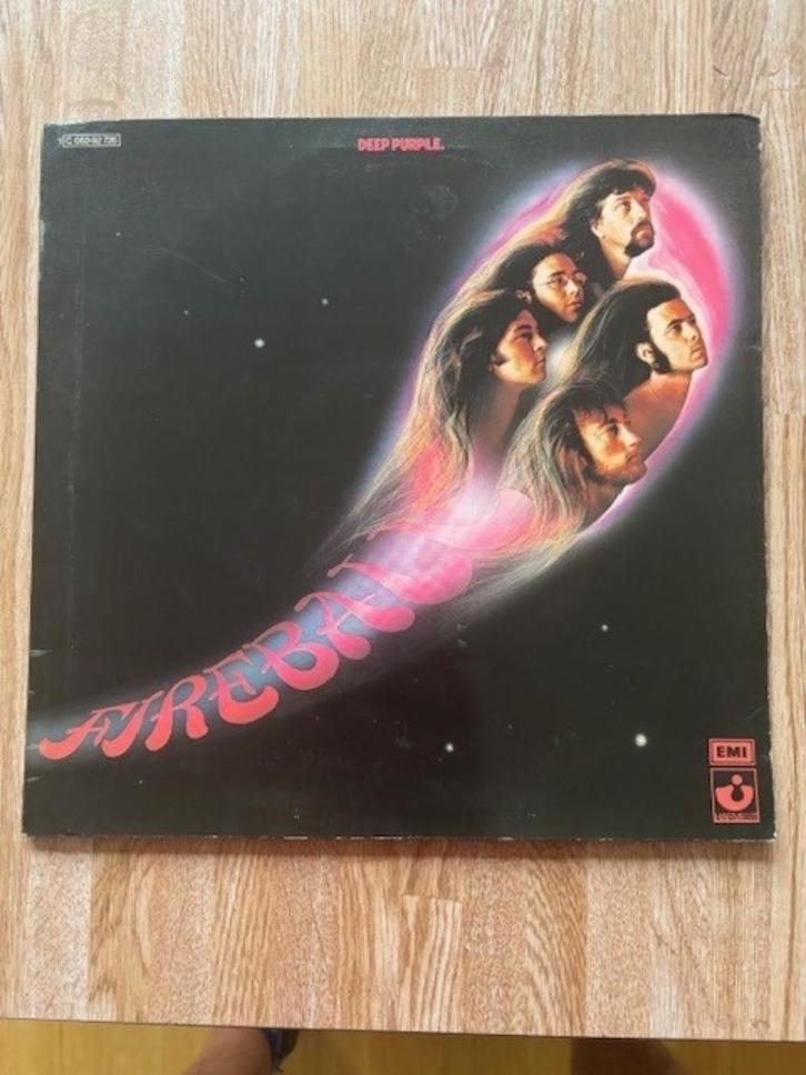 LP Fireball / Deep Purple / + klaphoes / + inlegvel / 1971, Cd's en Dvd's, Vinyl | Pop, Zo goed als nieuw, 1960 tot 1980, Ophalen of Verzenden