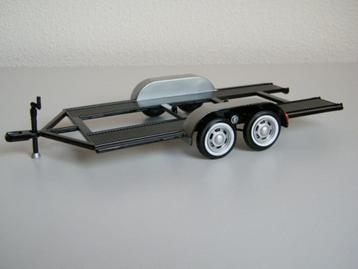 modelauto trailer – aanhanger – kar -ambulance – 1:24 beschikbaar voor biedingen