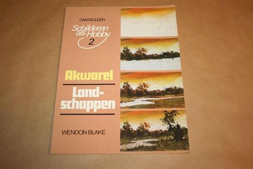 Boek: Akwarel - Landschappen, Hobby en Vrije tijd, Schilderen, Gebruikt, Ophalen of Verzenden
