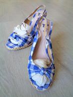 17 Gortz sleehakken, maat 40, blauw, NIEUW, Nieuw, Espadrilles of Moccasins, Verzenden, Blauw