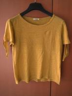 Speels okergeel linnen shirt ANNA VAN TOOR 34-36 snazzeys, Kleding | Dames, T-shirts, Anna van Toor, Verzenden, Geel, Nieuw