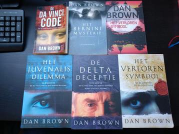 Dan Brown Boeken Collectie beschikbaar voor biedingen