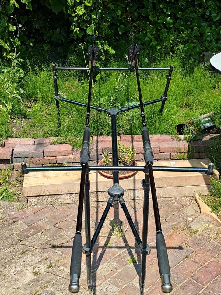 2x Handgebouwde Cassien Carp Untouchable hengels, Watersport en Boten, Hengelsport | Karpervissen, Werphengel, Ophalen