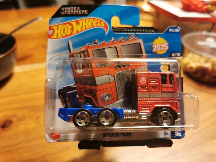 Hot Wheels Transformers Optimus Prime 2025, Kinderen en Baby's, Speelgoed | Speelgoedvoertuigen, Nieuw, Ophalen of Verzenden