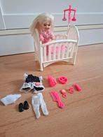 Barbie Bedtime Shelly/Kelly (1994), Ophalen of Verzenden, Gebruikt, Barbie