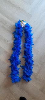 Carnavals Boa blauw, Nieuw, Ophalen of Verzenden