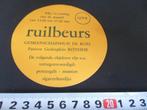 sticker Rothem Ruilbeurs Gemeenschapshuis DE KOEL  SJWR, Ophalen, Zo goed als nieuw, Bedrijf of Vereniging