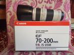 Canon EF 70-200MM F/4 L IS Ultrasonic compleet in doos, Ophalen of Verzenden, Zo goed als nieuw, Telelens, Zoom