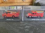 Miniatuur brandweerauto's Dennis F 12 en Dodge D-500, Ophalen of Verzenden