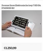 Zoomax Snow 7 HD Elektronische Loep, Hobby en Vrije tijd, Vergrootglazen, Loepen en Loeplampen, Ophalen, Zo goed als nieuw, Vergrootglas of Loep