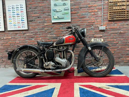 Ariel 1948 twin port (BSA, Norton, Matchless, Vincent), Motoren, Motoren | Oldtimers, Overig, 11 kW of minder, 1 cilinder, Minimaal motorrijbewijs A1