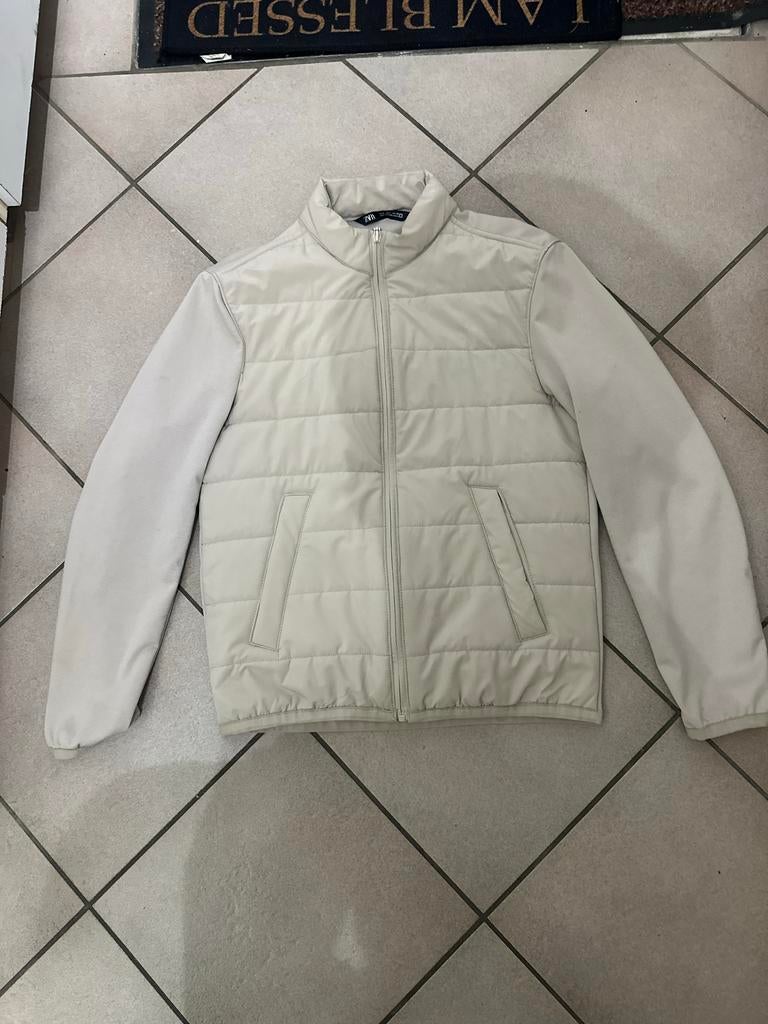 Zara Bodywarmer Vest, Kleding | Heren, Ophalen of Verzenden, Zo goed als nieuw, Maat 46 (S) of kleiner, Beige