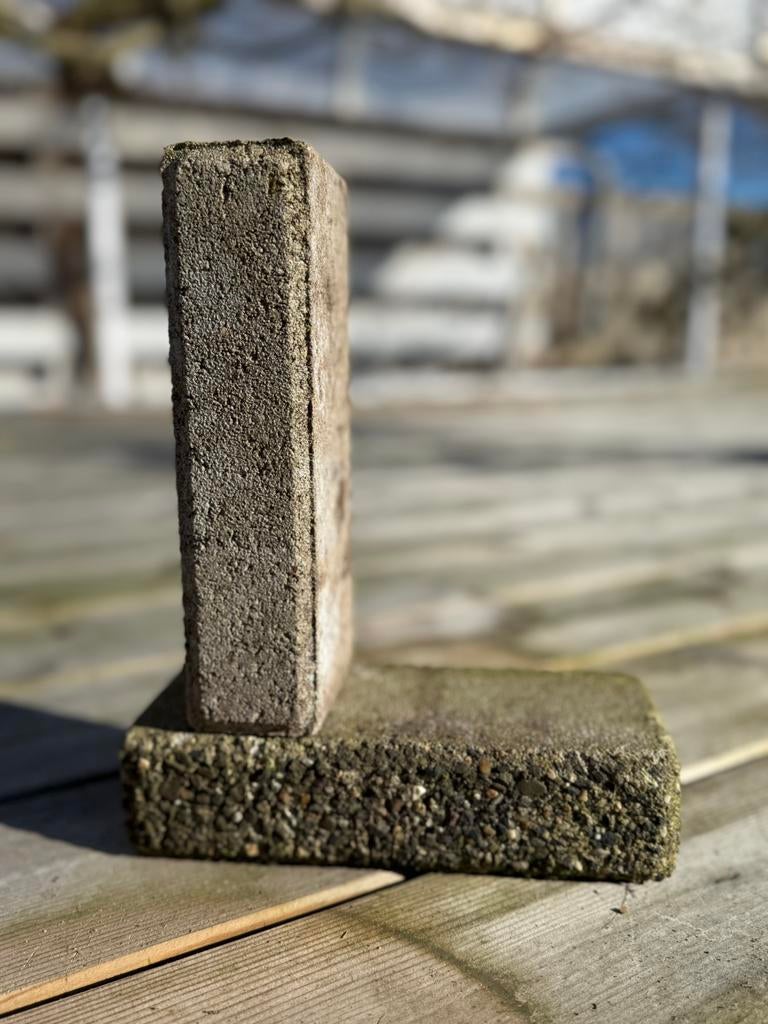 Betonwaaltjes, Ophalen, Gebruikt, Hout