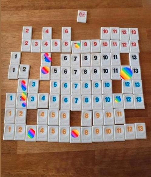 Rummicub onderdelen, Hobby en Vrije tijd, Gezelschapsspellen | Overige, Gebruikt, Ophalen of Verzenden