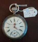 Antiek zilveren zakhorloge Isidore Adewaters ca. 1889-werkt, Antiek en Kunst, Ophalen of Verzenden