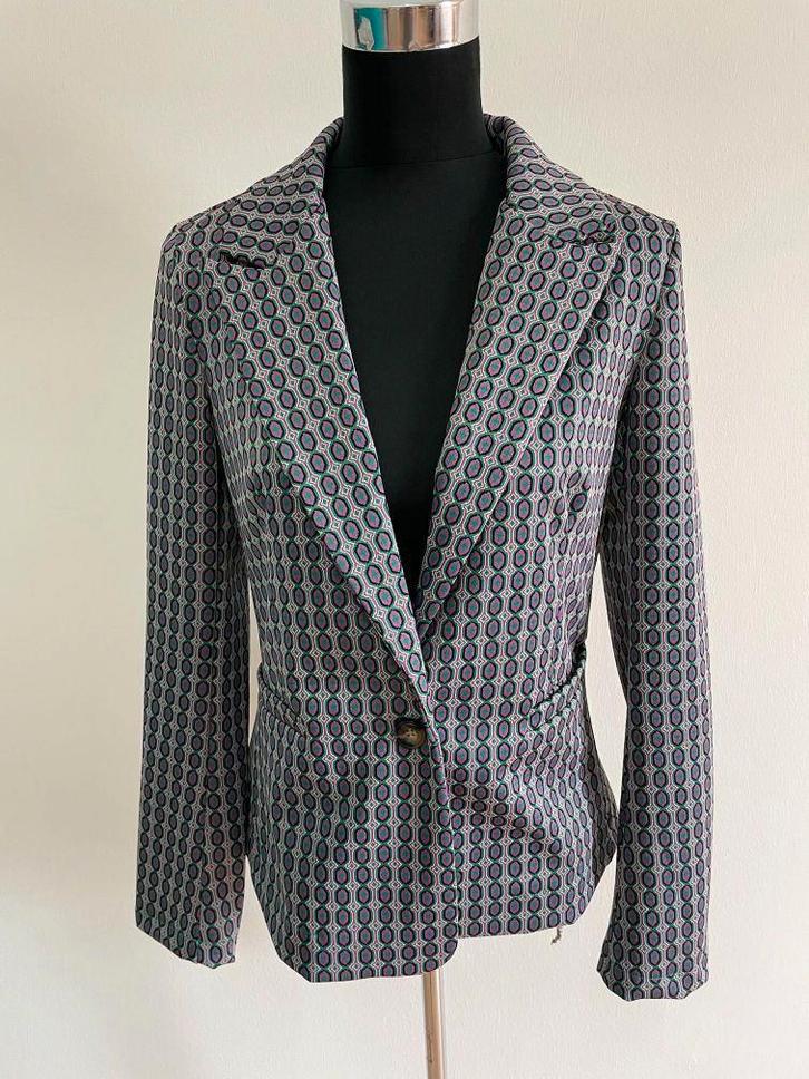 Jas30 - Zgan Ambika colbert maat S (1), Kleding | Dames, Jasjes, Kostuums en Pakken, Zo goed als nieuw, Maat 38/40 (M), Ophalen of Verzenden