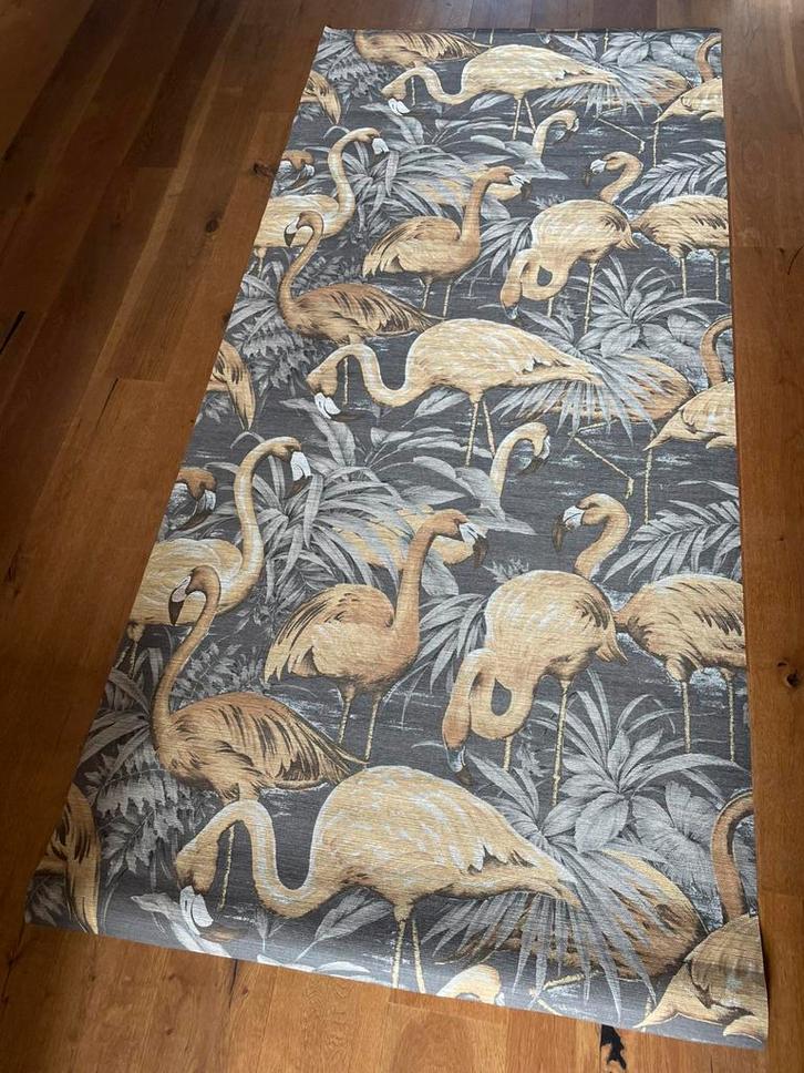 Arte restbehang flamingo Avalon, Huis en Inrichting, Stoffering | Behang, Geel, Grijs, minder dan 10 m², Ophalen of Verzenden