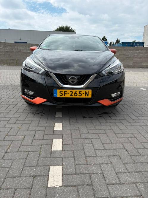 Nissan Micra 0.9 Ig-t 90pk 2018 Zwart, Auto's, Nissan, Particulier, Micra, 360° camera, ABS, Achteruitrijcamera, Adaptieve lichten