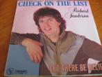Richard Sanderson: Check on the list, Ophalen of Verzenden, Zo goed als nieuw, Single