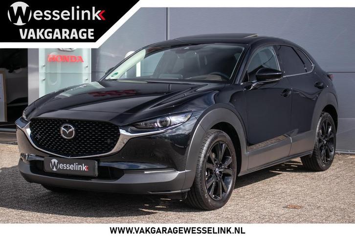 Mazda CX-30 2.0 e-SkyActiv-X M Hybrid Luxury aut. AWD Schuif, Auto's, Mazda, Te koop, CX-30, 360° camera, ABS, Achteruitrijcamera