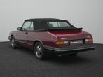 Saab 900 Cabrio 2.0i-16 (bj 1993), Auto's, Voorwielaandrijving, Centrale vergrendeling, Cabriolet, Bedrijf