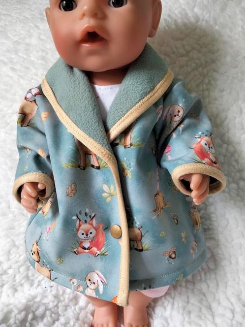 SOFTSHELL JASJE voor pop 43 cm, Kinderen en Baby's, Speelgoed | Poppen, Nieuw, Babypop, Ophalen of Verzenden