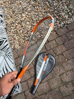 Dunlop Tempo Ti Squashracket met Hoes, Ophalen of Verzenden, Gebruikt, Racket, Met hoes