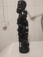 Oud ebbenhouten Makonde Tree of Life beeld, Ophalen of Verzenden